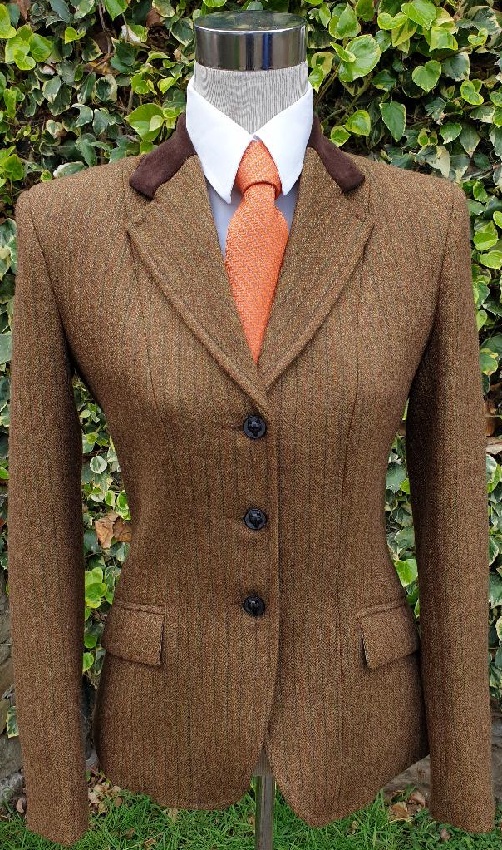 navy tweed show jacket