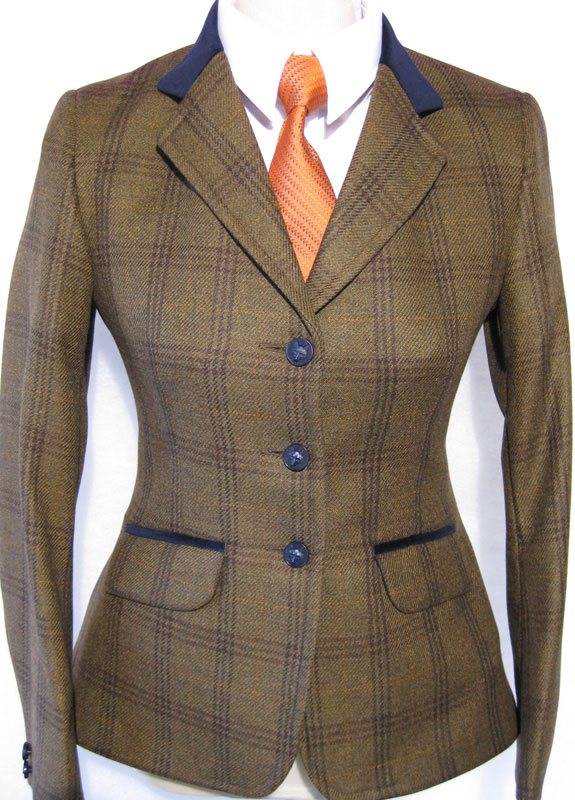 Veste Fille Le Beau Cheval Moutarde Tweed Taille 26 - Occasion