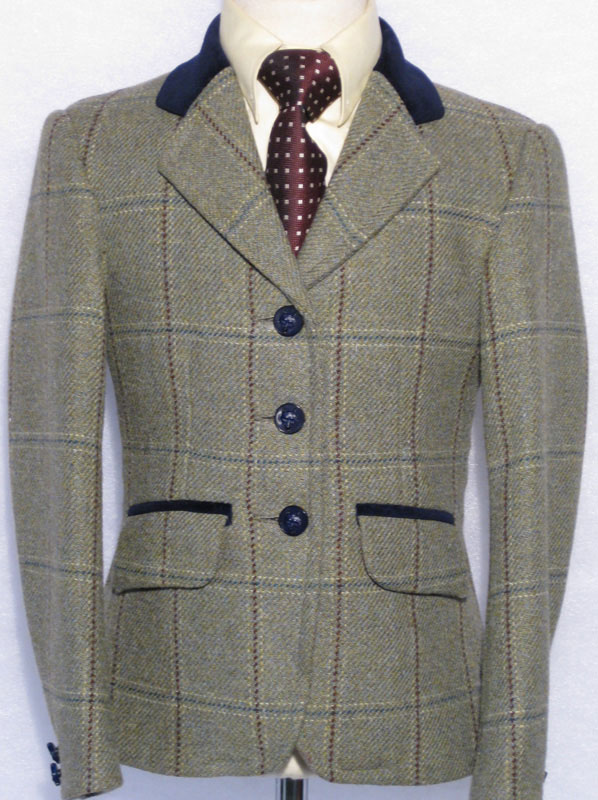 Veste Fille En Tweed Moutarde Le Beau Cheval - Taille 26 Ans - Occasion - Style Montrant